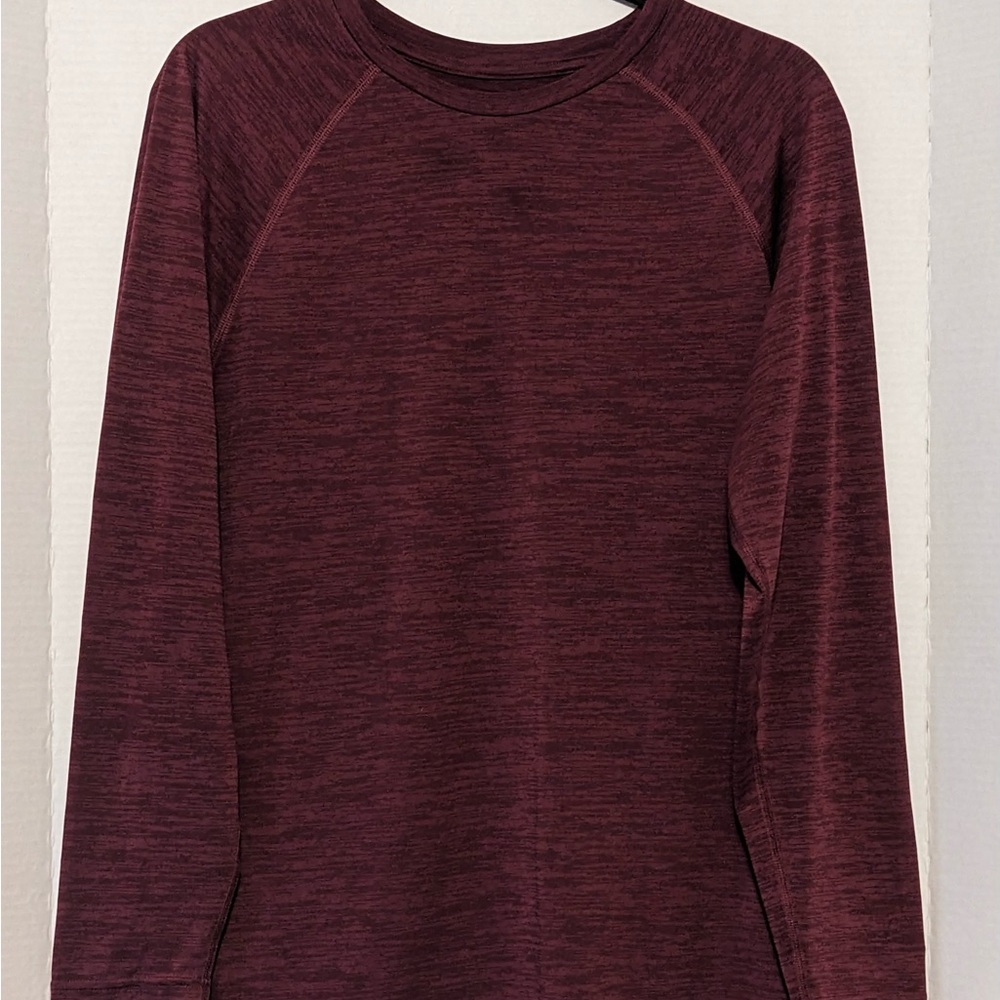 Champion Burgundy Long Sleeve Shirt